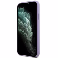 Guess Sequin Script Metal dėklas telefonui iPhone 11 / Xr - violetinis