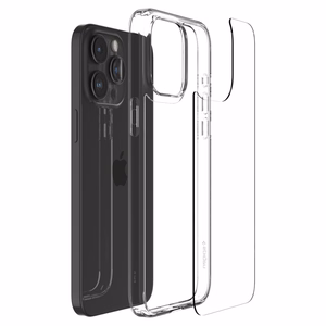 Dėklas telefonui Spigen Airskin Hybrid iPhone 15 Pro Max - skaidrus (m)