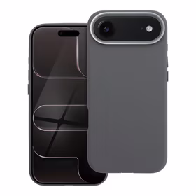 Dėklas telefonui IPHONE 17 Air Forcell F-Protect Frame Premium suderinamas su Magsafe pilkas