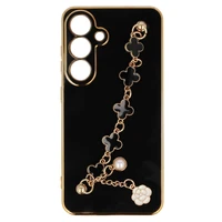 Dėklas telefonui Samsung Galaxy S24 Plus dizainas 3 juodas