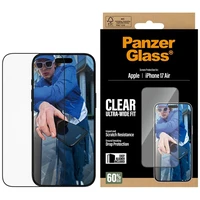 PanzerGlass itin platus EasyAligner grūdintas apsauginis stiklas iPhone Air telefonui