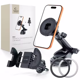 Tech-Protect N62 MagSafe Cockpit Car Mount - juodas