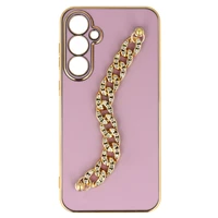 Trend dėklas Samsung Galaxy S24 Plus dizainas 4 rožinis