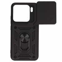 Slide Camera Armor dėklas telefonui Xiaomi 15 5G juodas