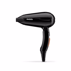 BaByliss Travel Dry 2000 5344E – plaukų džiovintuvas, 2000 W, juodas