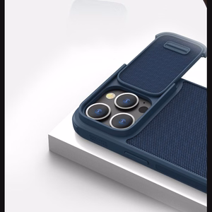 Dėklas Nillkin Textured Case S Apple iPhone 14 Pro Max mėlynas