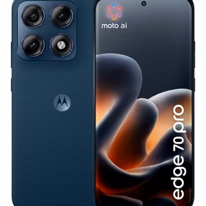 Motorola edge 70 pro 17,2 cm (6.78") Dviguba SIM jungtis Android 16.0 5G C tipo USB 8 GB 256 GB 6500 mAh Tamsiai mėlyna