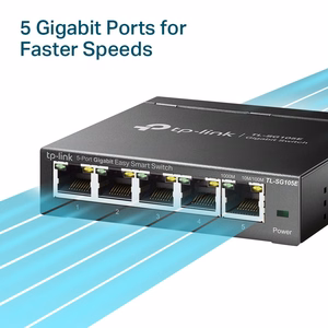 TP-Link 5 prievadų Gigabit Easy Smart komutatorius