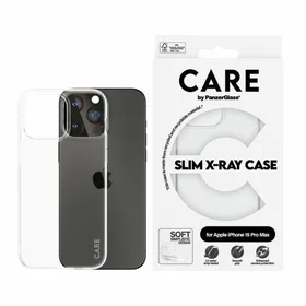 CARE by PanzerGlass plonas X-Ray dėklas telefonui iPhone 15 Pro Max - skaidrus
