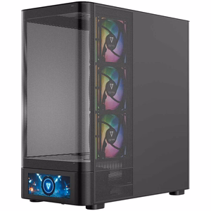 MODECOM Volcano AQ500 ARGB Midi juodas