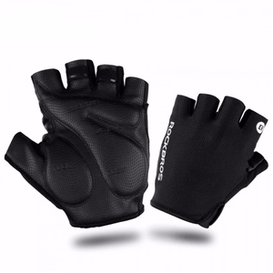 Rockbros S106BK dviratininko pirštinės, L dydis, juodos
