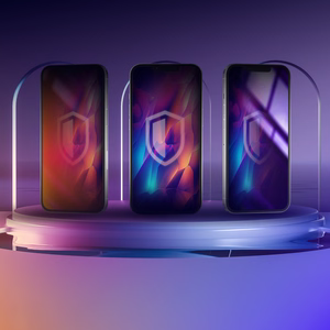 3mk Vaivorykštinis privatumo Apsauginis stiklas skirtas Apple iPhone 16 Pro Max