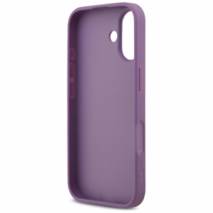 Guess Fixed Glitter Big 4G dėklas telefonui iPhone 17 - violetinis