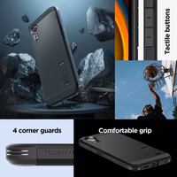 Spigen Tough Armor dėklas telefonui Samsung Galaxy XCover 7 - juodas