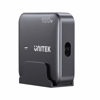 GaN tinklo įkroviklis - Unitek P1229ABK01-EU | 100W 2x USB-C 2x USB-A