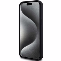 Karl Lagerfeld Silikoninis Choupette Head Magnetinis dėklas telefonui iPhone 15 Plus / 14 Plus – juodas