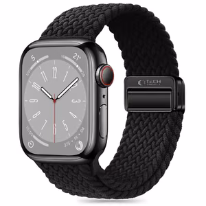 TECH-PROTECT NYLONMAG APPLE WATCH 6 / 7 / 8 / 9 / 10 / SE / ULTRA 1 / 2 (44 / 45 / 46 / 49 MM) JUODAS