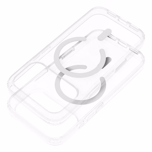 Dėklas skirtas iPhone 15 PRO MAX Forcell F-Protect Clear Hybrid Premium suderinamas su Magsafe skaidrus