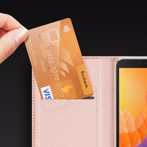 DUX DUCIS Skin Pro Knygelės tipo dėklas telefonui Huawei Y5p rožinė