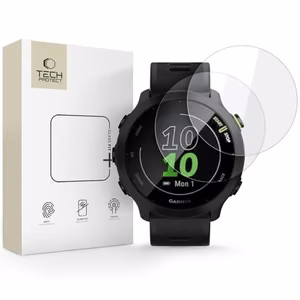 Tech-Protect Glass Fit+ 2-jų rinkinys grūdintas stiklas Garmin Forerunner 55 - skaidrus
