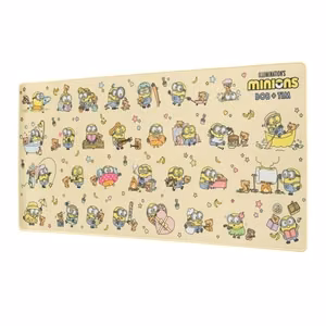 Minions Bob & Tim XXL žaidimų ir stalo kilimėlis, 80 × 35 cm