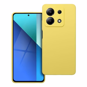 Silikoninis dėklas 2mm XIAOMI REDMI NOTE 13 5G citrininis