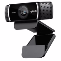 Logitech C922 Pro Stream Webcam internetinė kamera 1920 x 1080 pikseliai USB Juoda
