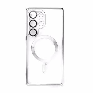 Гальванизированный чехол Electroplated с MagSafe для iPhone 16e / 17e - серебряный