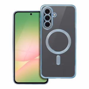 Electro Mag Cover case for Samsung A56 compatible with MagSafe blue