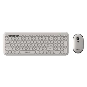 Havit KB254GCM wireless 2-in-1 gaming set keyboard + mouse (grey) (QWERTY)