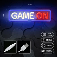 Neon PLEXI LED GAME ON multicolor FPNE23 Forever Light