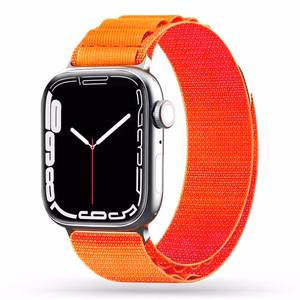 TECH-PROTECT NYLON PRO APPLE WATCH 4 / 5 / 6 / 7 / 8 / 9 / SE / ULTRA 1 / 2 (42 / 44 / 45 / 49 MM) ORANŽINIS