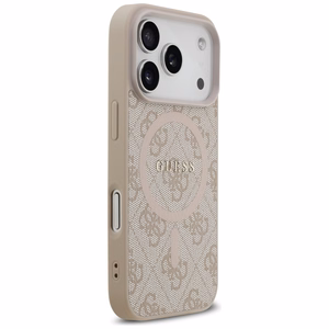 "Guess 4G Ring Classic Logo MagSafe" dėklas "iPhone 17 Pro" - rožinis