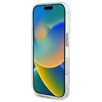 Karl Lagerfeld IML Metal Karl Head Magnetinis dėklas telefonui iPhone 16 - baltas