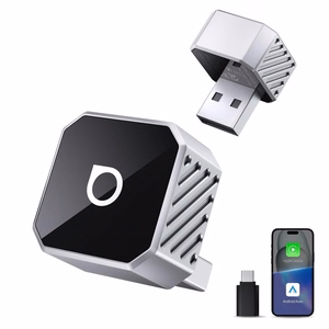 Belaidis CarPlay/Android Auto adapteris Ottocast Mini Cube juodas