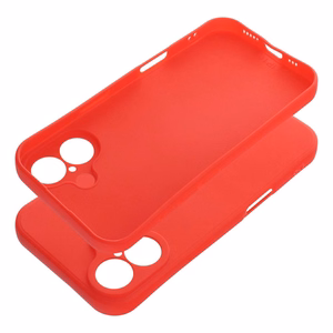 Minkštas dėklas telefonui IPHONE 16 (m) - raudonas (m)