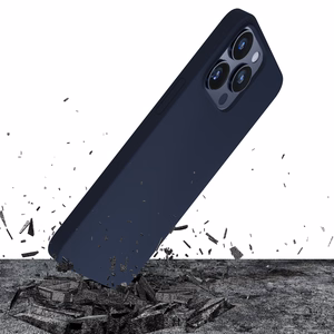 3mk Silicone dėklas telefonui iPhone 16 Pro - tamsiai mėlynas