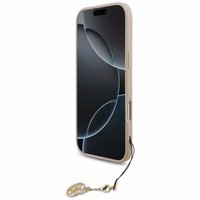 Guess 4G Charms Collection Magnetinis dėklas telefonui iPhone Air - rožinė