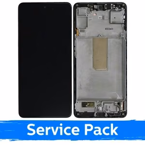 LCD-дисплей совместимый с Samsung M546 M54 5G чёрный с рамкой (Service Pack)
