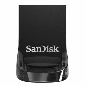 SanDisk Ultra Fit USB atmintukas 128 GB USB A tipo 3.2 Gen 1 (3.1 Gen 1) Juoda