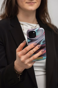FORCELL F-PROTECT Mirage dėklas telefonui suderinamas su MagSafe IPHONE 15 Pro Max švytėjimas