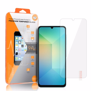Grūdintas stiklas oranžinis skirtas SAMSUNG GALAXY A06/A05/A05s