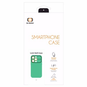 Tel Protect Lichi Dėklas telefonui Iphone 12 - mėtinai žalias
