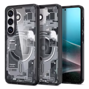 Spigen Ultra Hybrid Mag MagSafe Case for Samsung Galaxy S26+ Zero One - clear black
