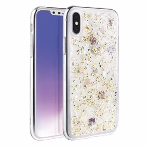 Чехол Uniq Lumence Clear для iPhone Xs Max - золотой