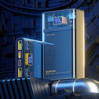 WEKOME WP-321 Vanguard Series - Power bank 20000 mAh Super Charging PD 20W + QC 22.5W (juodas / skaidrus)