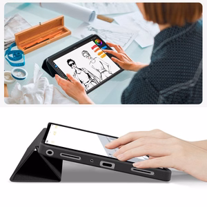TechProtect SmartCase deklas Samsung Galaxy Tab A9+ / A11+ Plus 11.0 X210 / X215 / X216 / X230 / X235 / X236 - Juodas