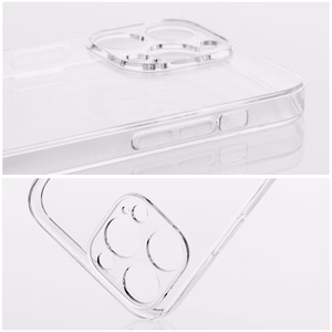 Dėklas skirtas Oppo Reno 15F 5G 15 FS Clear Case 2 mm apsauga kamerai skaidrus