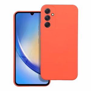 SILIKONINIS dėklas telefonui SAMSUNG A34 5G persikų