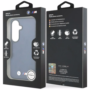 BMW M Metal Logo MagSafe dėklas Samsung Galaxy S26 - Navy mėlynas